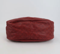 Gucci Charlotte GG Embossed Leather Tote – Burgundy