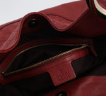 Gucci Charlotte GG Embossed Leather Tote – Burgundy