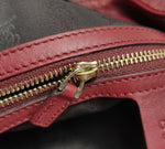 Gucci Charlotte GG Embossed Leather Tote – Burgundy