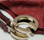 Gucci Charlotte GG Embossed Leather Tote – Burgundy