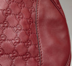 Gucci Charlotte GG Embossed Leather Tote – Burgundy