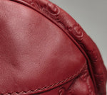 Gucci Charlotte GG Embossed Leather Tote – Burgundy