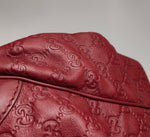 Gucci Charlotte GG Embossed Leather Tote – Burgundy