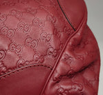 Gucci Charlotte GG Embossed Leather Tote – Burgundy