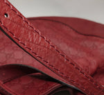 Gucci Charlotte GG Embossed Leather Tote – Burgundy