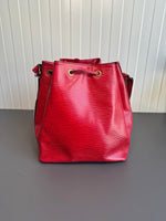 Louis Vuitton Noé GM Epi Leather Shoulder Bag – Red