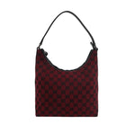 Gucci GG Monogram Canvas Shoulder Bag – Red