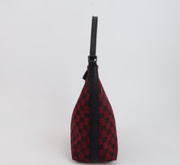 Gucci GG Monogram Canvas Shoulder Bag – Red