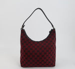 Gucci GG Monogram Canvas Shoulder Bag – Red