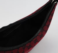 Gucci GG Monogram Canvas Shoulder Bag – Red