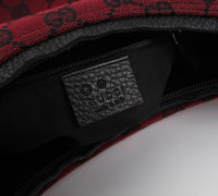Gucci GG Monogram Canvas Shoulder Bag – Red