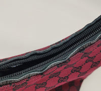 Gucci GG Monogram Canvas Shoulder Bag – Red