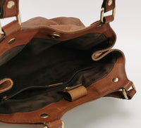 Gucci Sukey GG Embossed Leather Tote – Brown