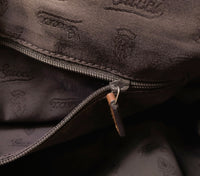 Gucci Sukey GG Embossed Leather Tote – Brown