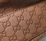 Gucci Sukey GG Embossed Leather Tote – Brown