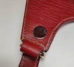 Gucci GG Canvas Leather Tote – Red