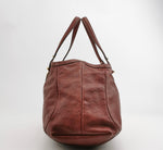 Gucci GG Embossed Leather Tote – Red