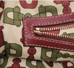 Gucci GG Embossed Leather Tote – Red