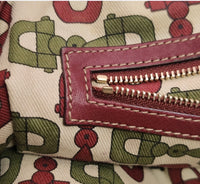 Gucci GG Embossed Leather Tote – Red