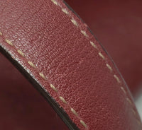 Gucci GG Embossed Leather Tote – Red