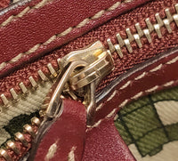 Gucci GG Embossed Leather Tote – Red