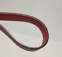 Gucci GG Canvas Tote with Red Leather Trim & Heart Charm