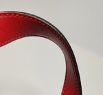 Gucci GG Canvas Tote with Red Leather Trim & Heart Charm