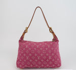 Louis Vuitton Monogram Denim Shoulder Bag – Pink
