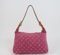 Louis Vuitton Monogram Denim Shoulder Bag – Pink