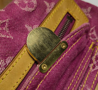 Louis Vuitton Monogram Denim Shoulder Bag – Pink