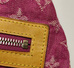 Louis Vuitton Monogram Denim Shoulder Bag – Pink