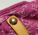 Louis Vuitton Monogram Denim Shoulder Bag – Pink