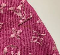 Louis Vuitton Monogram Denim Shoulder Bag – Pink