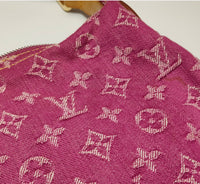 Louis Vuitton Monogram Denim Shoulder Bag – Pink