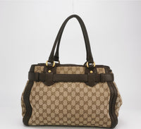 Gucci GG Monogram Canvas Tote Bag – Brown