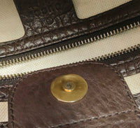 Gucci GG Monogram Canvas Tote Bag – Brown