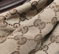 Gucci GG Monogram Canvas Tote Bag – Brown