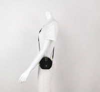 Louis Vuitton Vernis Round Crossbody Bag – Black