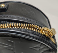 Louis Vuitton Vernis Round Crossbody Bag – Black