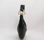 Gucci GG Embossed Leather Hobo Bag – Black