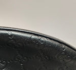 Gucci GG Embossed Leather Hobo Bag – Black