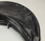 Gucci GG Embossed Leather Hobo Bag – Black