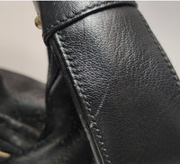 Gucci GG Embossed Leather Hobo Bag – Black