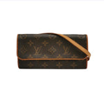 Louis Vuitton Monogram Long Flap Shoulder Bag