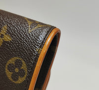 Louis Vuitton Monogram Long Flap Shoulder Bag