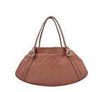 Gucci Guccissima Leather Shoulder Tote – Dusty Pink