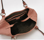 Gucci Guccissima Leather Shoulder Tote – Dusty Pink