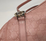 Gucci Guccissima Leather Shoulder Tote – Dusty Pink