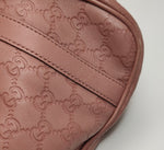 Gucci Guccissima Leather Shoulder Tote – Dusty Pink