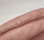 Gucci Guccissima Leather Shoulder Tote – Dusty Pink